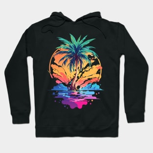 Color Splash Tropical Escape! Hoodie